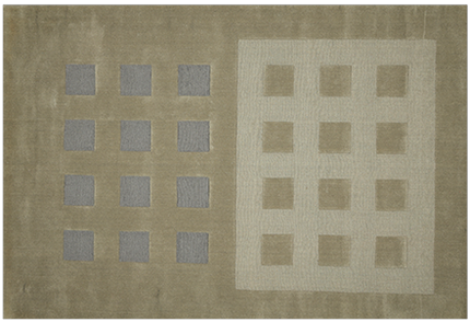 Vloerkleed 'Vierkanten'