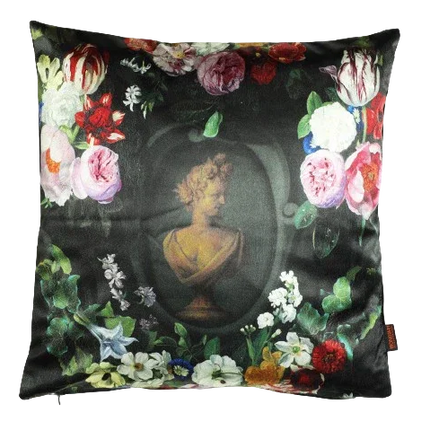 Sierkussen 'Beeld met bloemen'
