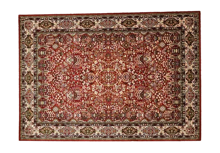 Vloerkleed 'Luxury red'