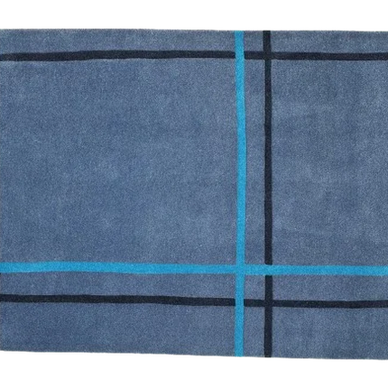 Vloerkleed 'Blauwe strepen'