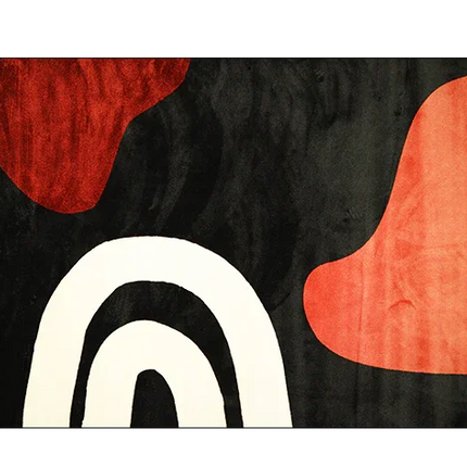 Vloerkleed 'Ronde ovale vormen'