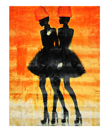 Vloerkleed 'Two woman'