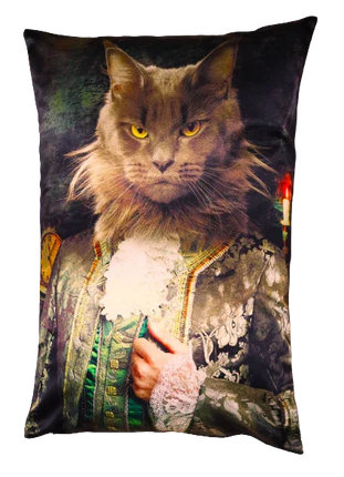 Sierkussen ' The Royal Cat'