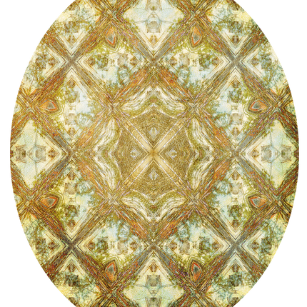 Vloerkleed 'Italiaanse glas in lood'