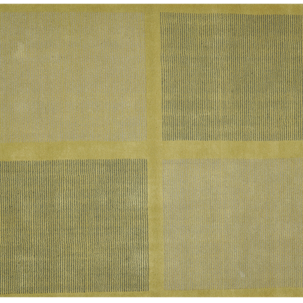 Vloerkleed 'Groene vlakken'