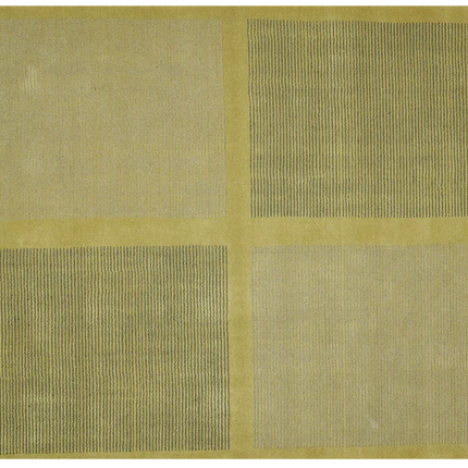 Vloerkleed 'Groene vlakken'