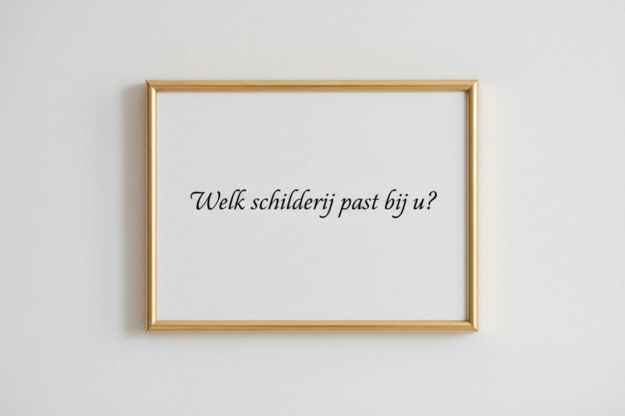 Welk schilderij past in uw interieur?