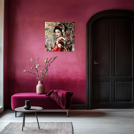 Schilderij ''Red Geisha''