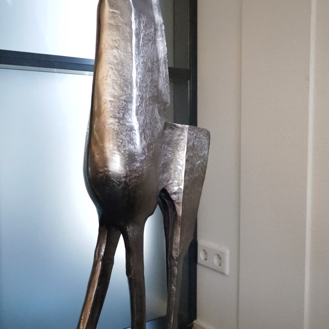 Beeld 'Aluminium Paard'