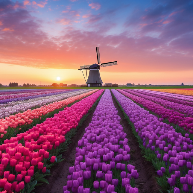 Schilderij 'Stilte in Kleur'