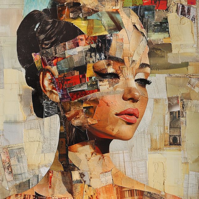 Schilderij 'Fragmented Beauty'