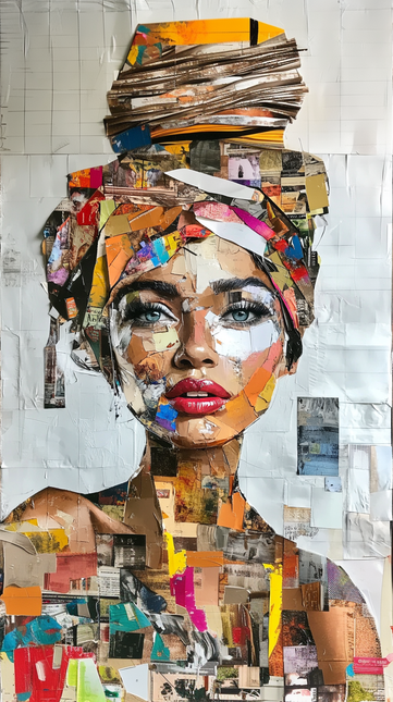 Schilderij 'Fragmented Beauty 2.0'