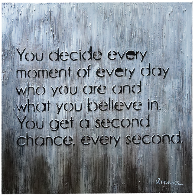 Canvas schilderij 'Inspirational quote'