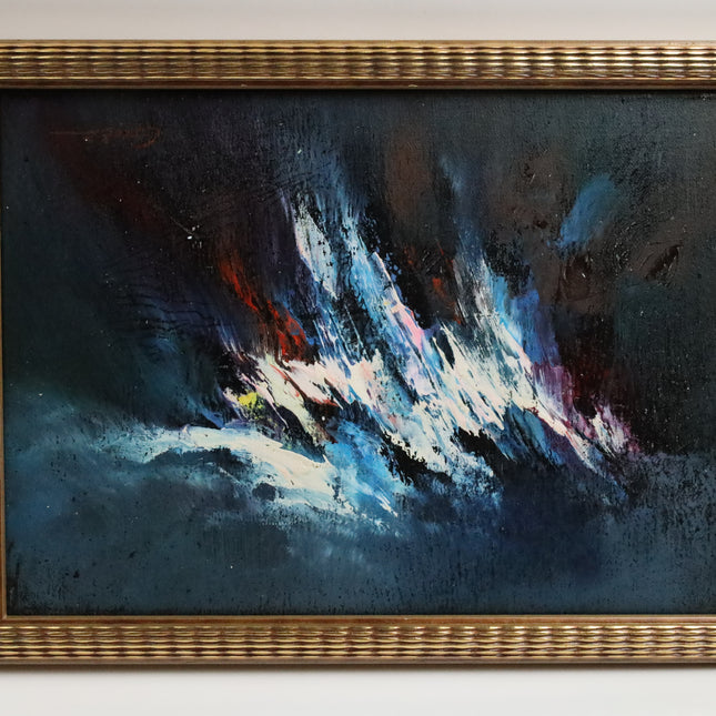 Handgeschilderd Schilderij 'Nebula'