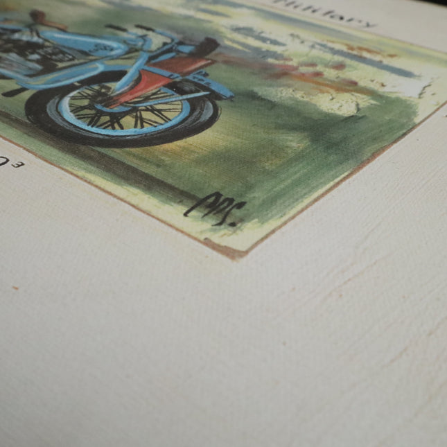 Handgeschilderd Schilderij 'Harley Davidson'