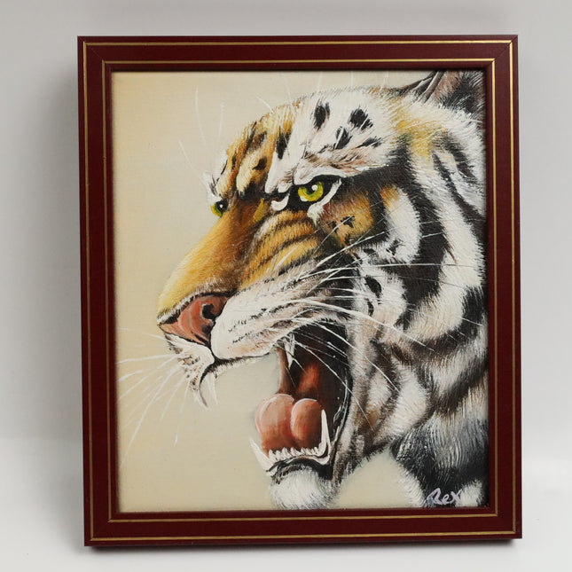 Handgeschilderd Schilderij 'Tijger'