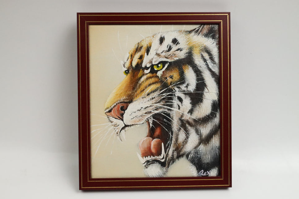 Handgeschilderd Schilderij 'Tijger'