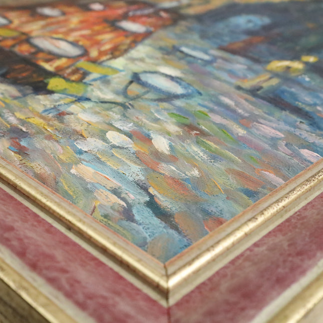 Handgeschilderd Schilderij 'Café'