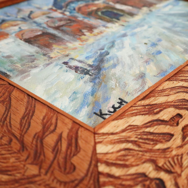 Handgeschilderd Schilderij 'Paleis'