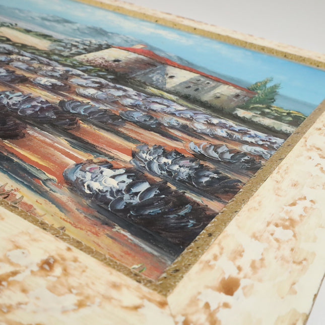 Handgeschilderd Schilderij 'Mediterrane Boerderij'