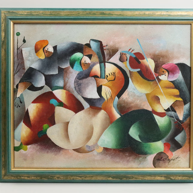 Handgeschilderd Schilderij 'Band'