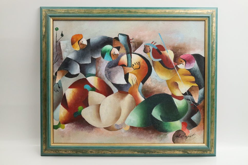 Handgeschilderd Schilderij 'Band'