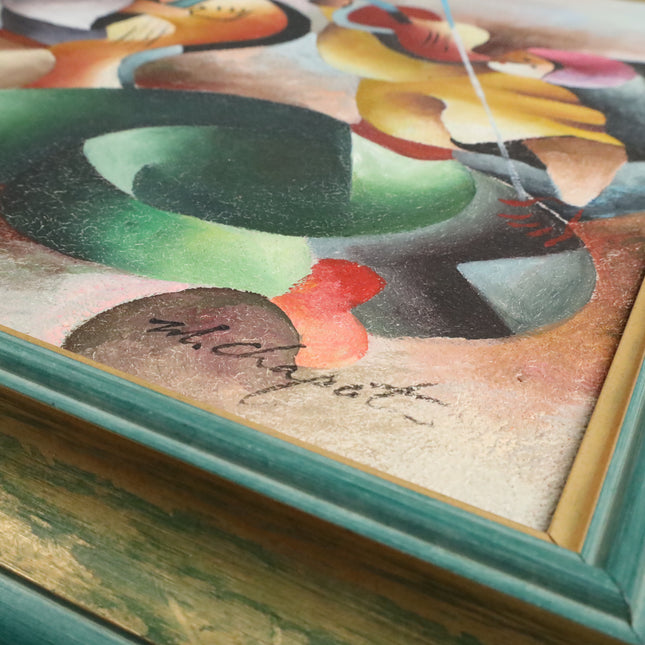 Handgeschilderd Schilderij 'Band'