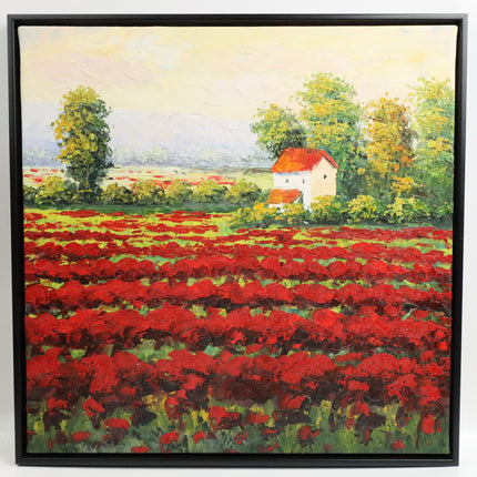 Handgeschilderd Schilderij 'Bloemenveld'