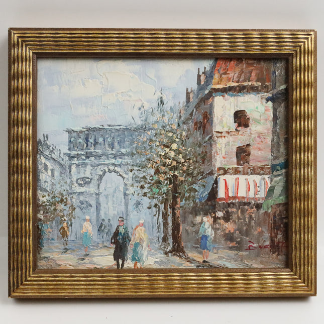 Handgeschilderd Schilderij 'Arc de Triomphe'