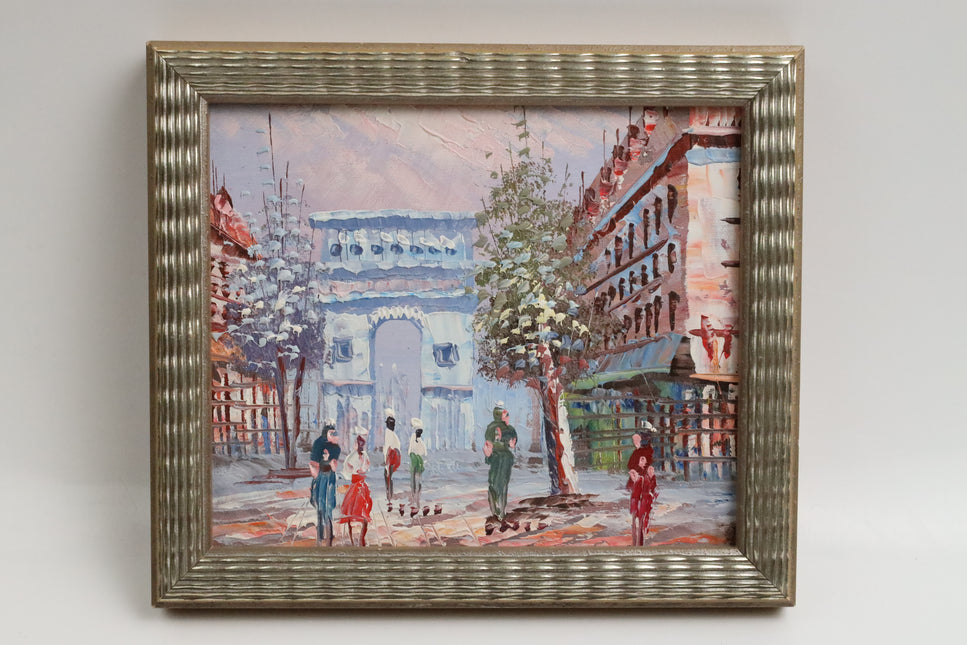 Handgeschilderd Schilderij 'Arc de Triomphe'