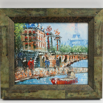 Handgeschilderd Schilderij 'Eiffeltoren'