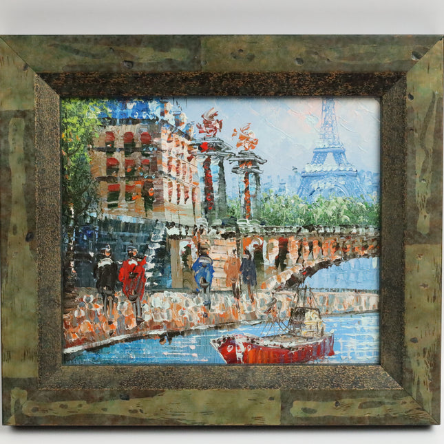 Handgeschilderd Schilderij 'Eiffeltoren'