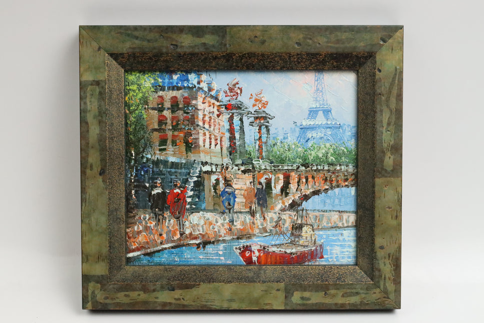 Handgeschilderd Schilderij 'Eiffeltoren'