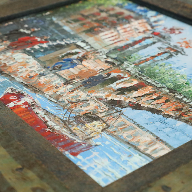 Handgeschilderd Schilderij 'Eiffeltoren'