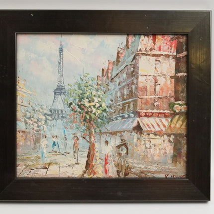 Handgeschilderd Schilderij 'Eiffeltoren'