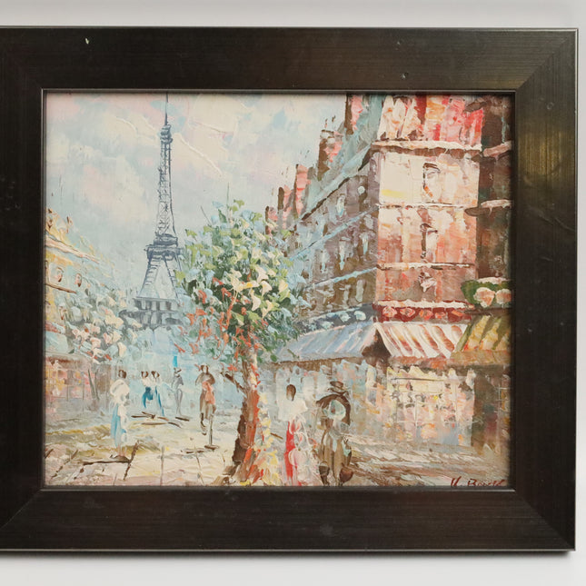 Handgeschilderd Schilderij 'Eiffeltoren'