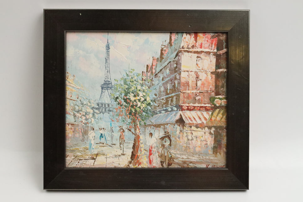 Handgeschilderd Schilderij 'Eiffeltoren'