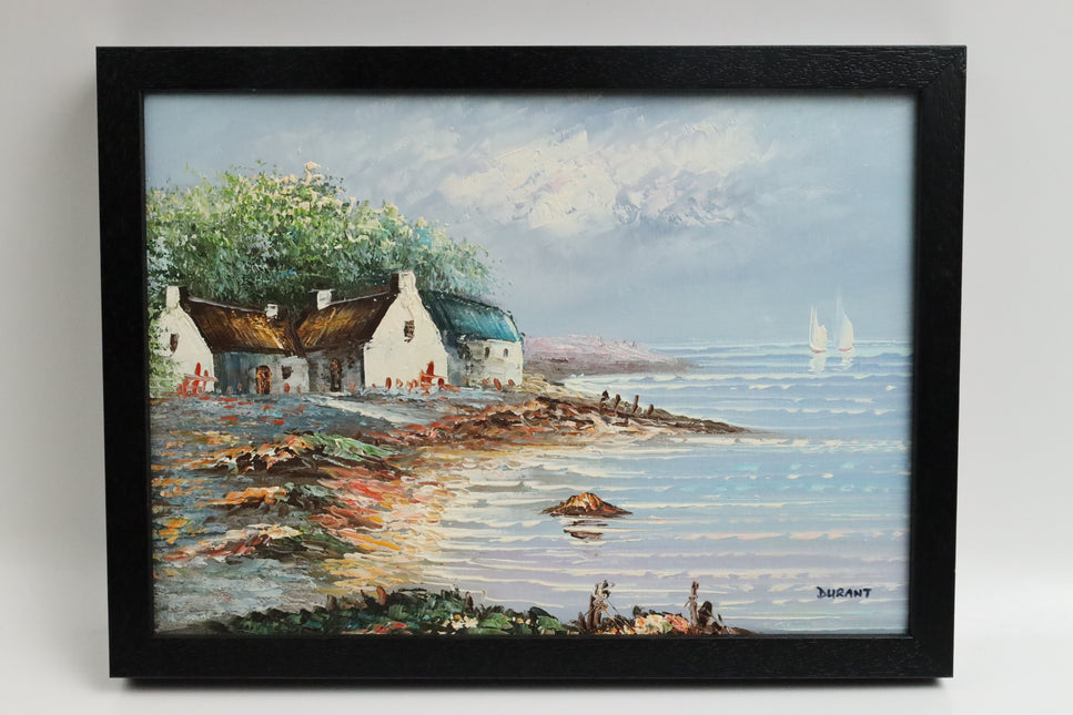 Handgeschilderd Schilderij 'De Kust'