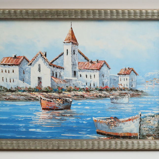 Handgeschilderd Schilderij 'Little River'