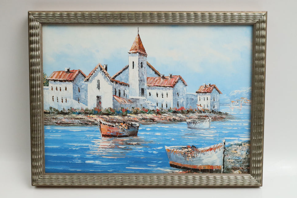 Handgeschilderd Schilderij 'Little River'