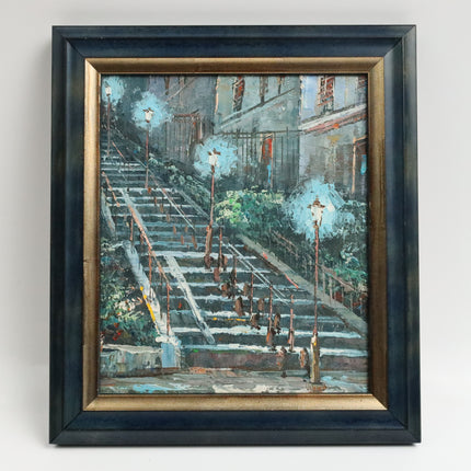 Handgeschilderde Schilderij 'Stairs'