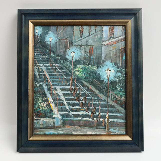 Handgeschilderde Schilderij 'Stairs'