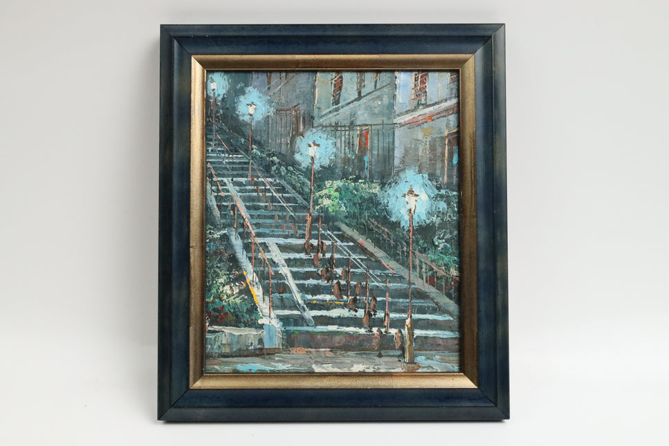 Handgeschilderde Schilderij 'Stairs'