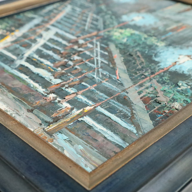 Handgeschilderde Schilderij 'Stairs'