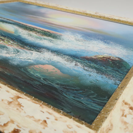 Handgeschilderd Schilderij 'Golven'