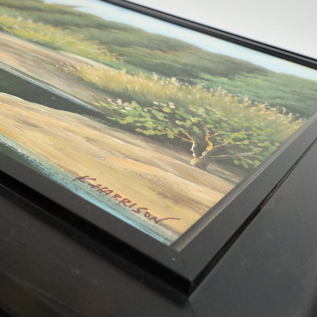 Handgeschilderd Schilderij 'Beekje'
