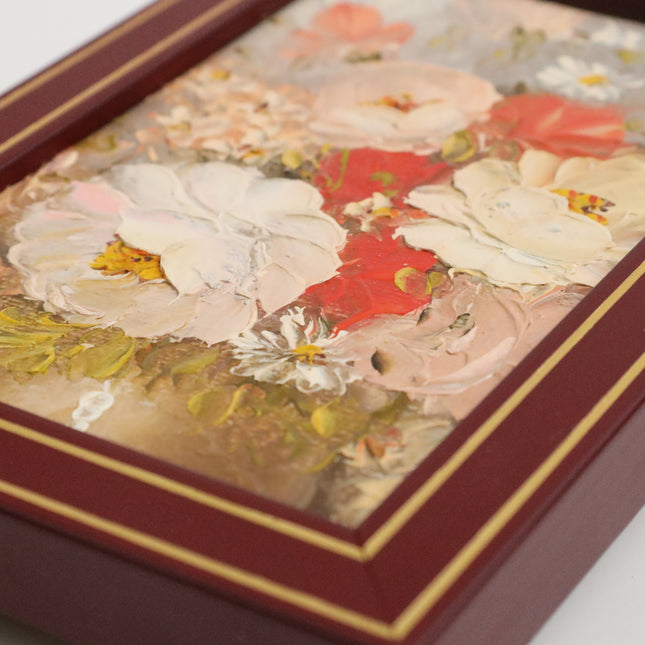 Handgeschilderd Schilderij 'Bloemen'