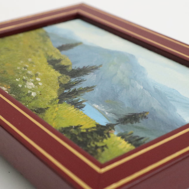Handgeschilderd Schilderij 'Bergen'