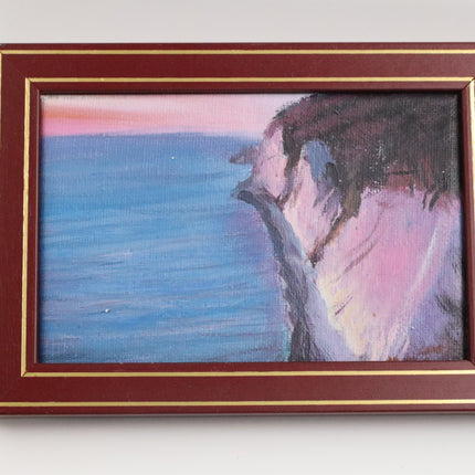 Handgeschilderd Schilderij 'De Kust'