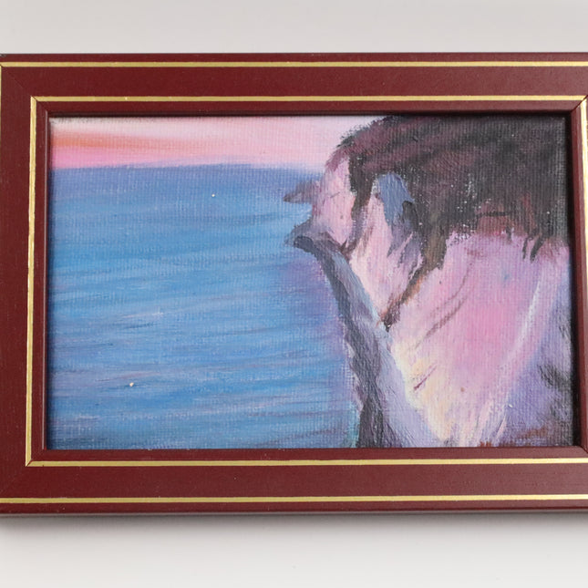 Handgeschilderd Schilderij 'De Kust'